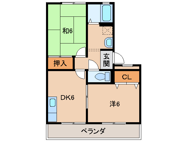 ハイカムール古屋の間取り