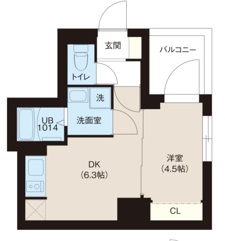 レオーネ錦糸町の間取り