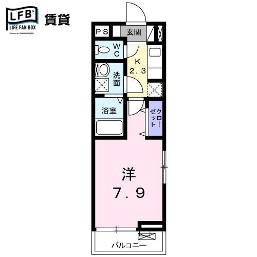 サンビレッジ　Ｆの間取り