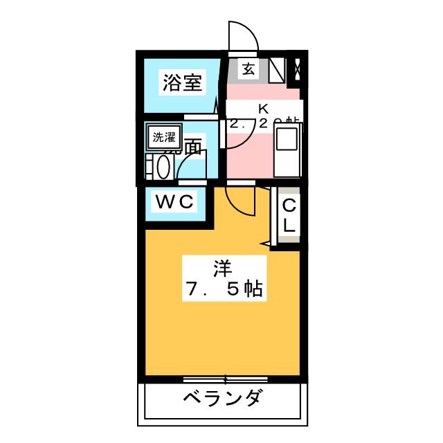 クレフラスト弥生町の間取り