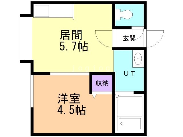 ウィンディ琴似弐番館の間取り