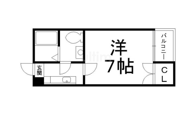 ヴァン四条大宮の間取り