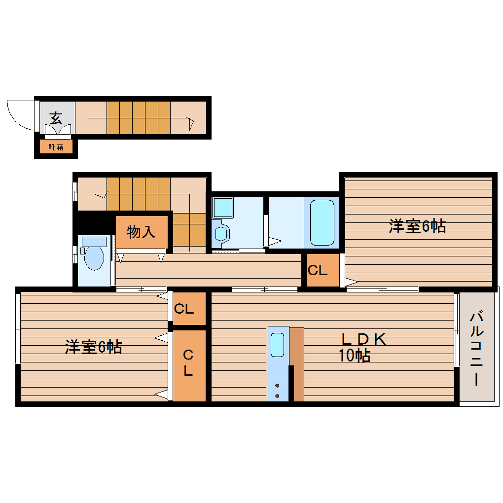 クレストIIの間取り