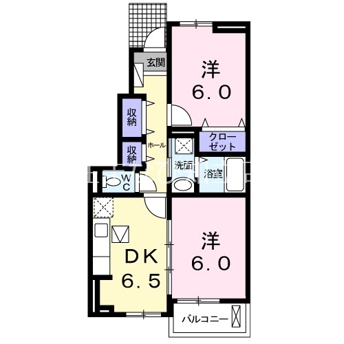 ベッラ　カーサの間取り