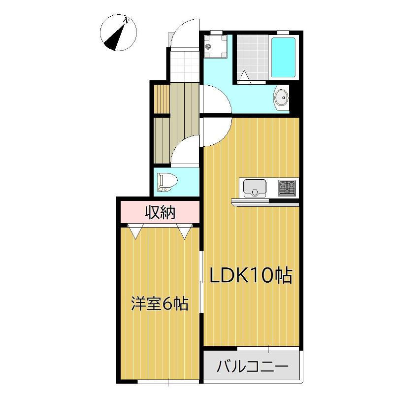 フォレスト備前原Ａ(東)棟の間取り