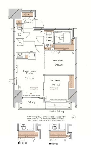 ブランシエスタ上野の間取り