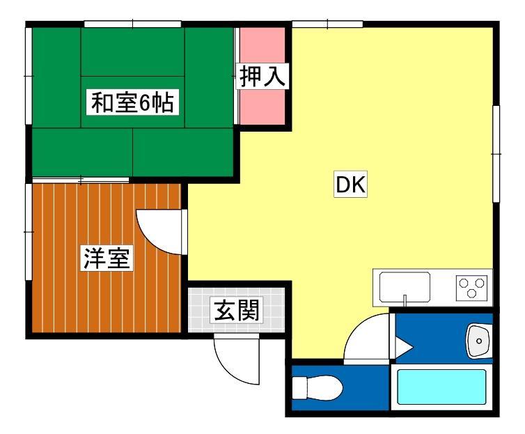 メゾン塩津の間取り