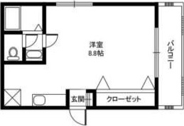 大阪市天王寺区空堀町のマンションの間取り