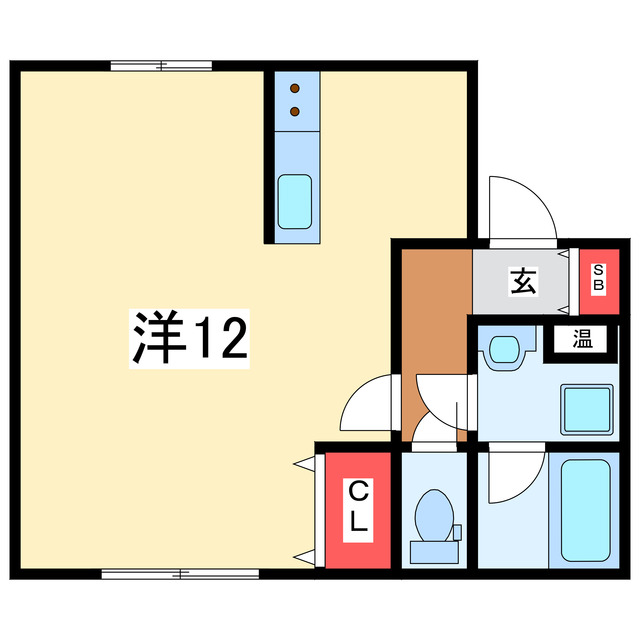 【柳都ハイツ東掘の間取り】