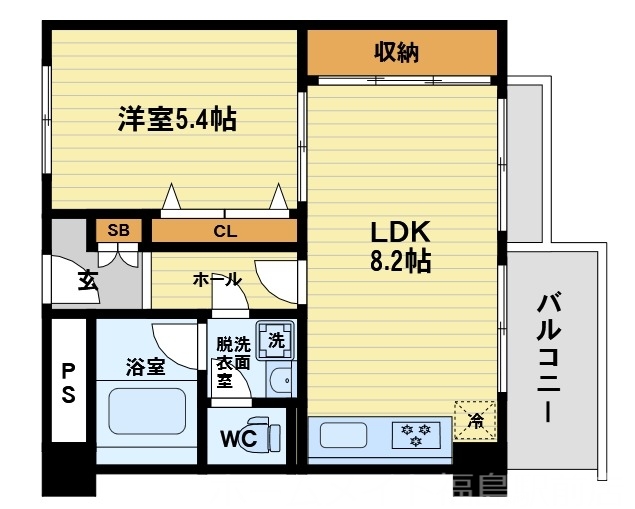 福島スカイハイツの間取り