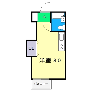 ダイアパレスはりまや橋の間取り