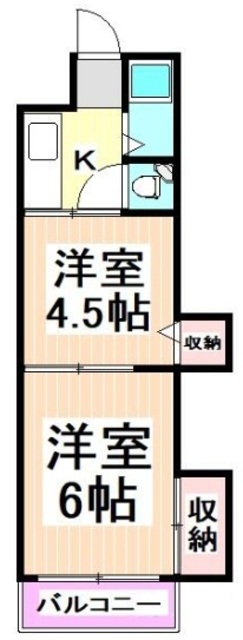 花月マンションの間取り