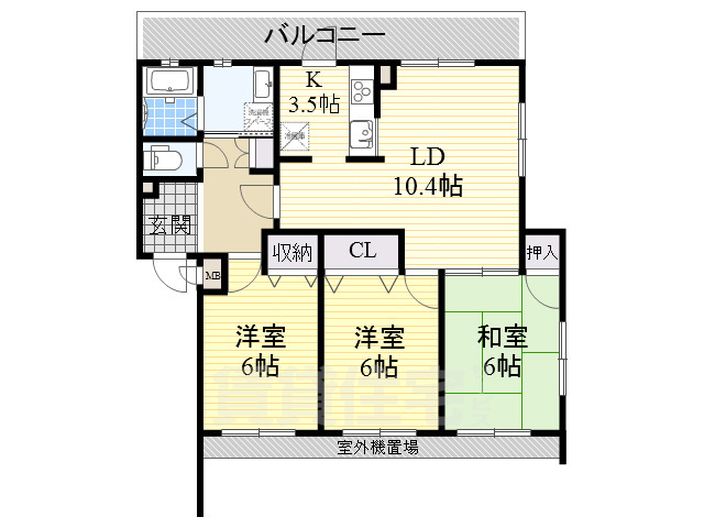 ピエーラ桜の間取り