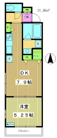 サンステージ和光の間取り