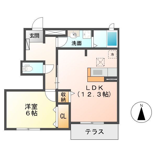 And　A　Ａ棟の間取り