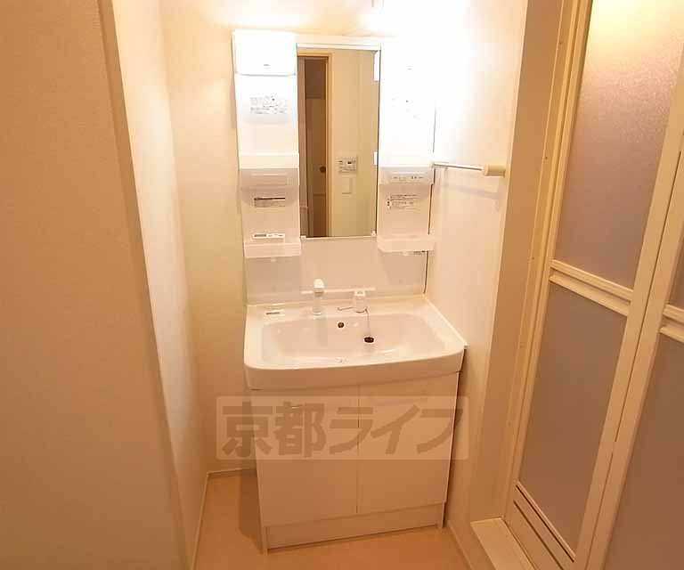 洗面設備　シャンプードレッサー付です。