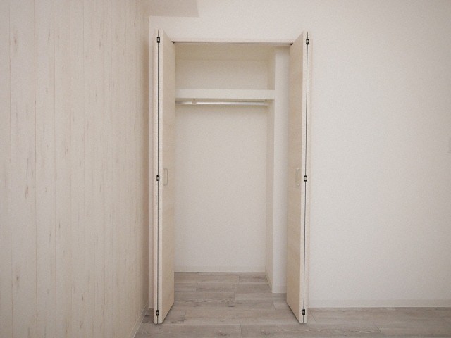 収納　衣類の収納に便利なクローゼットが付いています！