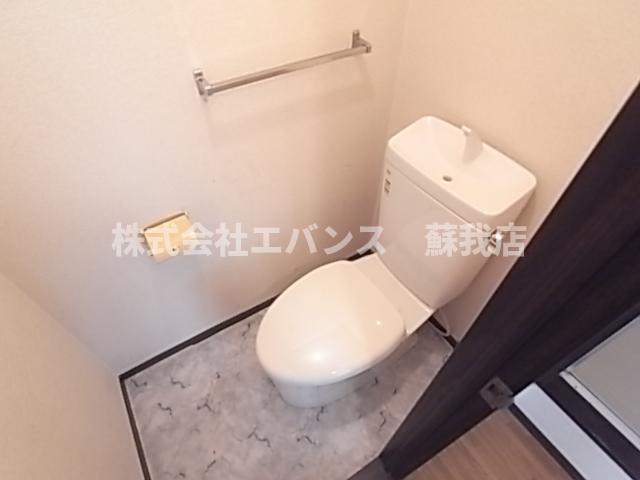 トイレ　ゆったりとした空間のトイレです