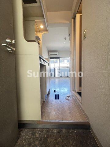 玄関　収納もある玄関です