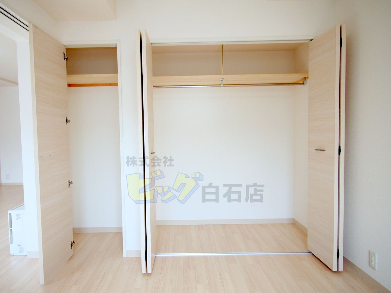 収納　各部屋にクローゼット完備しています♪