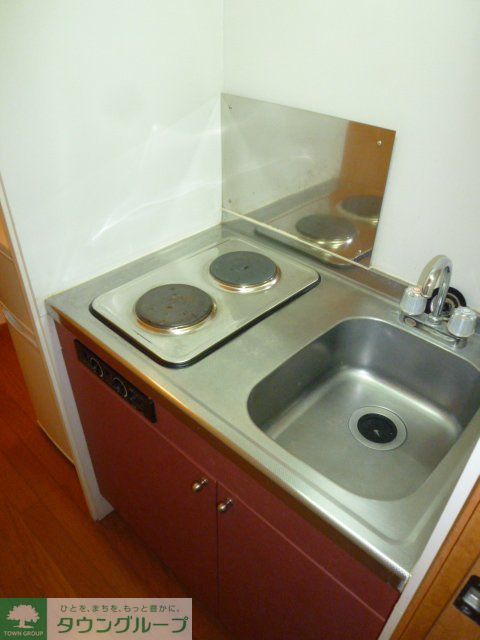 キッチン　電気調理器2口