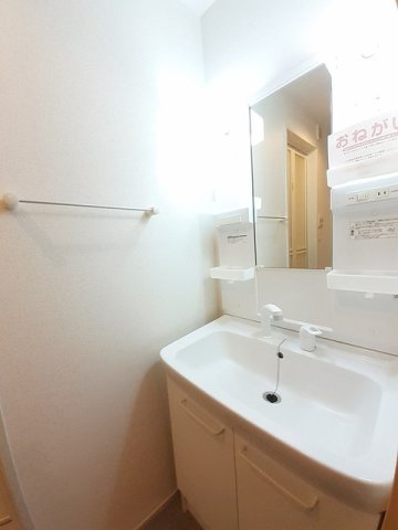 洗面設備　広い洗面スペース