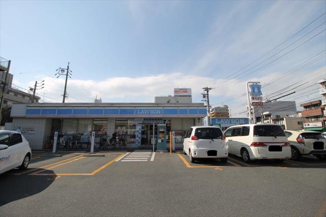 コンビニ　ローソン本陣駅前店（コンビニ）まで300m