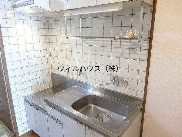キッチン　ガスコンロ設置可！