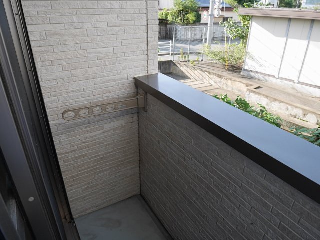 バルコニー　落ち着いた時間を過ごせるバルコニーです