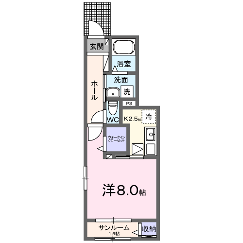 メロウソレイユIIIの間取り写真