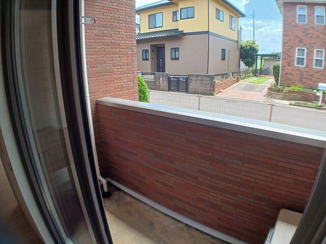 バルコニー　バルコニー付きです