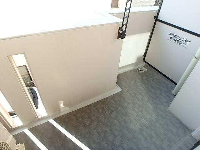 バルコニー　駐輪場