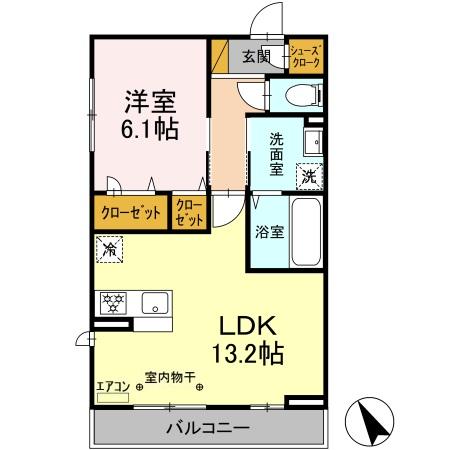 クレストIの間取り写真