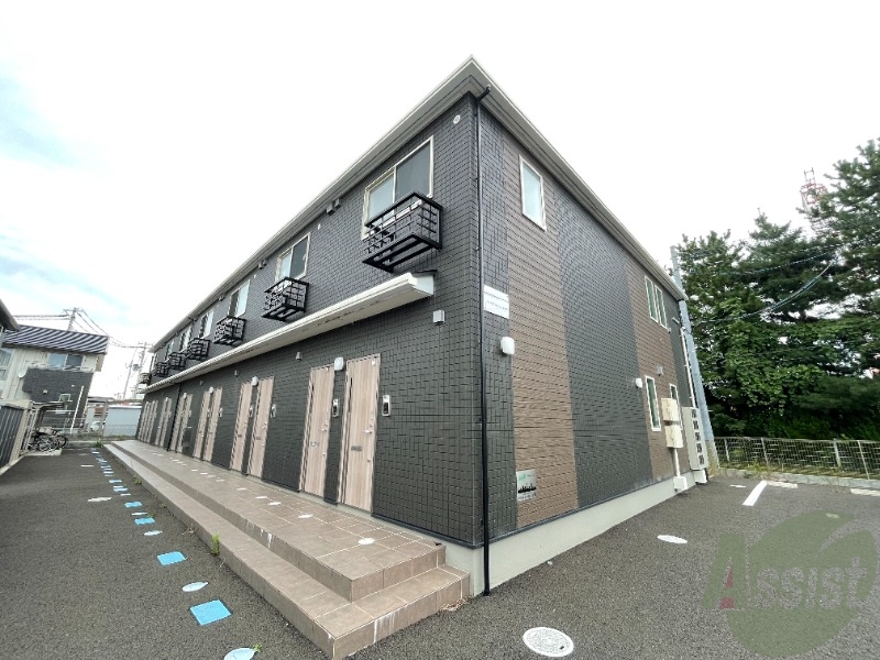 建物外観　名取市上余田字千刈田４４３「ＧＲＡＮＤＳＯＬＥＩＬ上余田II」