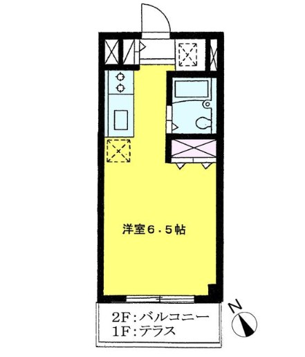 ディアースの間取り写真