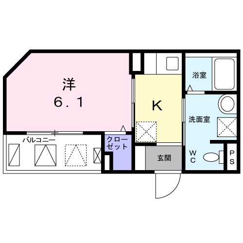 京王線 代田橋駅 徒歩2分 4階建 築3年の間取り写真