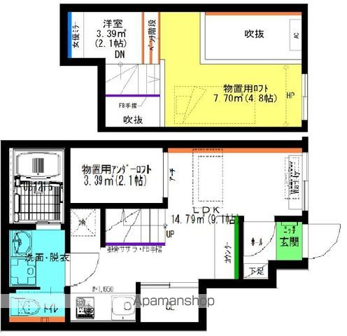 Raffine賑町の間取り写真