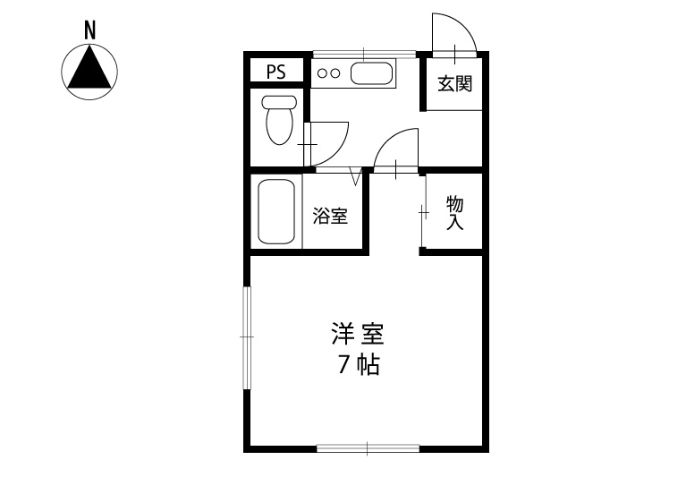 赤羽コーポの間取り