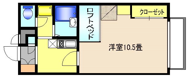 メモワール東一宮の間取り