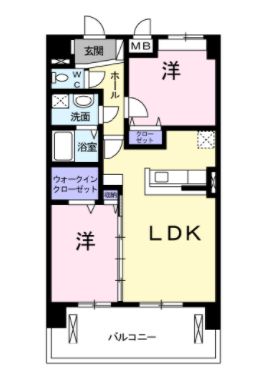 川口市大字安行西立野のマンションの間取り