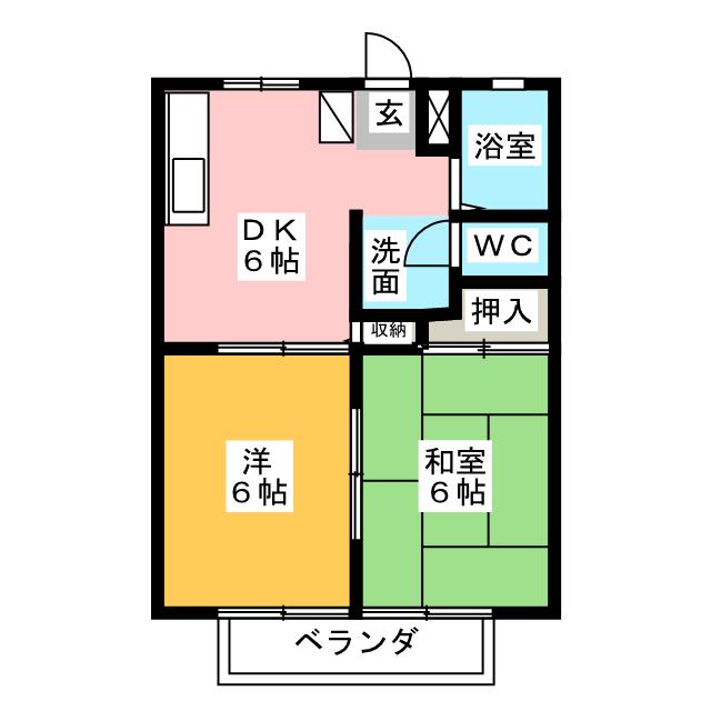 サンライト杉山の間取り