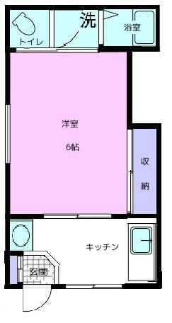 タチバナ荘第二の間取り