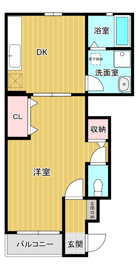 ライツェント　ヒロの間取り