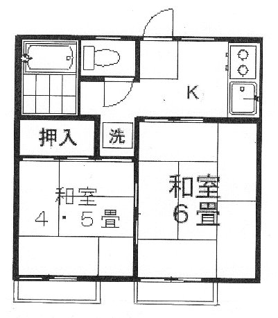 第２テラオハイムの間取り