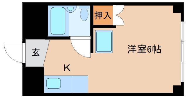 大津市湖城が丘のマンションの間取り