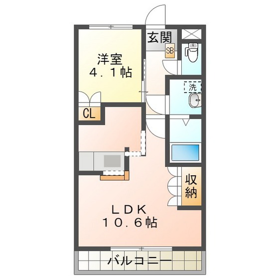 コンフォース西阿倉川の間取り