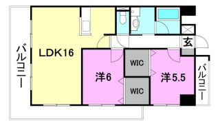 久米ツインタワービルの間取り