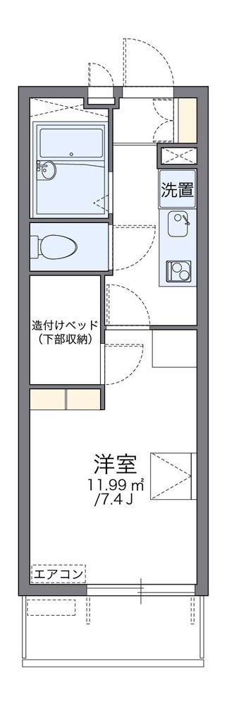 木更津市中央のマンションの間取り