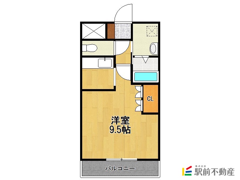 鳥栖市今泉町のアパートの間取り