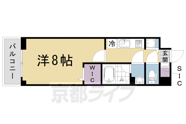 ベラジオ雅び京都西院の間取り